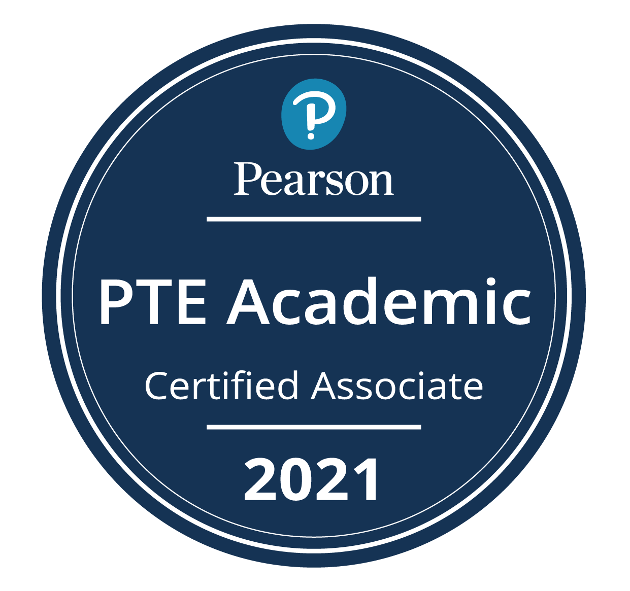 PTE Academic Certified Associate Badge